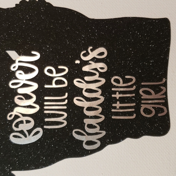 ❤❤ Custom canvas father & daughter "Forever will be daddy's little girl" - Picture 4 of 11